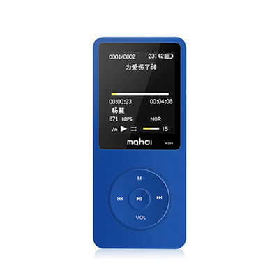 

Mahdi 8GB Sports MP3 Player Portable HIFI Lossless Audio Speaker FM Video Radio Recorder Pen 18 inch Screen MP3 Music Player