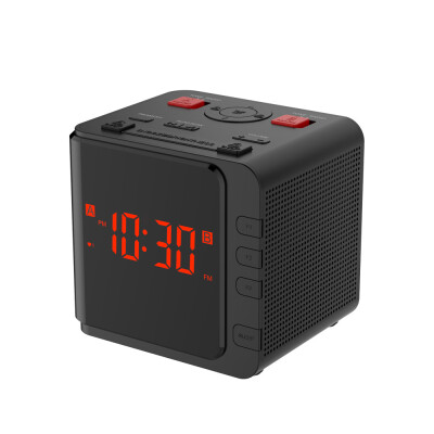 

Baldr Digital LED Radio Alarm Clock AMFM Radio Dual Alarms with Snooze Function Adjustable Luminance USB Charging Port AC100-24