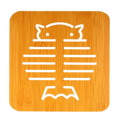 

Heat Insulation Mat Bamboo Wood Insulation Mat Heat Resistant Trivet Mat Hot Pot Holder Cute Table Mat 57"57"018"