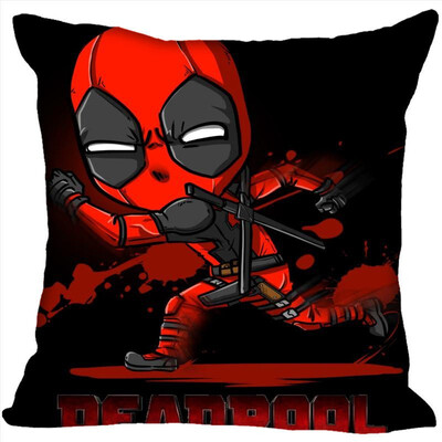 

Deadpool Hot Sale Pillow Case High Quality New Years Pillowcase Decorative Pillow Cover For Wedding Decorative Christmas 35x35CM