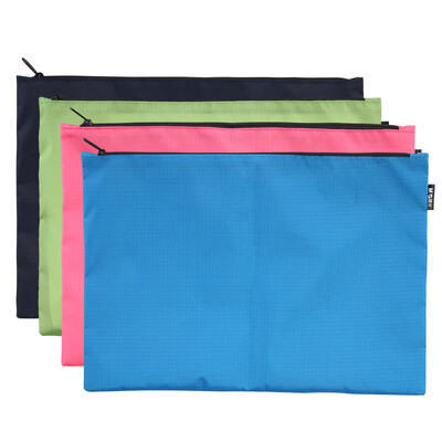 

Chenguang &G wisdom series A4 single layer waterproof zipper bag file storage bag 4 color mixed 4 Pack ADMN4172