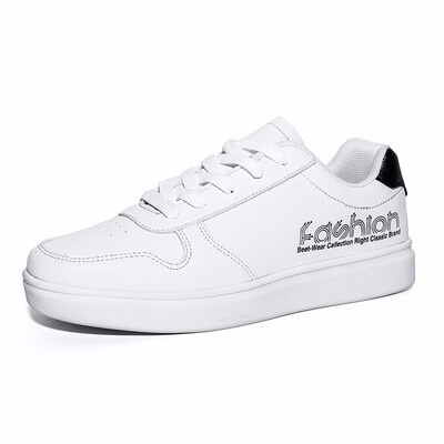 

Girls spring flat low cut skateboard shoes leather waterproof students wild casual shoes sneakers
