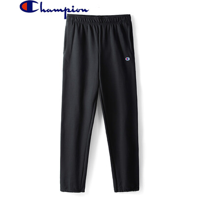 

Champion champion sports pants mens knit comfortable life casual sports closing trousers P0894 black M code
