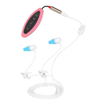 

CJX601 8GB MP3 Music Player IPX8 Waterproof with Headphones FM Radio Clip Design for Swimming Running Diving Black
