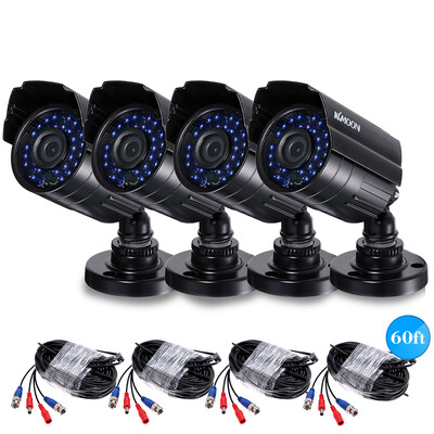 

KKmoon 41080P 2000TVL AHD Waterproof IR CCTV Camera 460ft Surveillance Cable Support IR-CUT Night Vision 30pcs Infrared Lamps