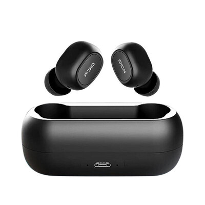 

QCY T1C Mini Bluetooth Earphones with Mic Wireless Sports Headphones Noise Cancelling Headset&charging box
