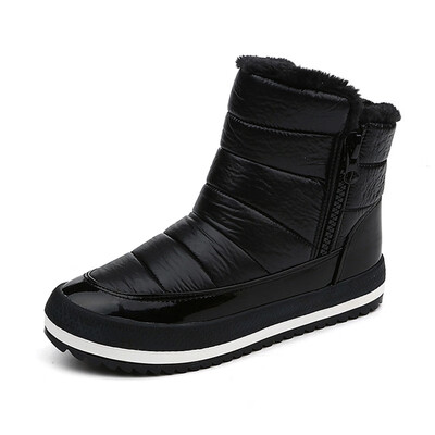 

Women Boots 2018 Winter Shoes Women Plus Insole Snow Boots High Quality Fur Ankle Boots for Women Waterproof Winter Botas Mujer