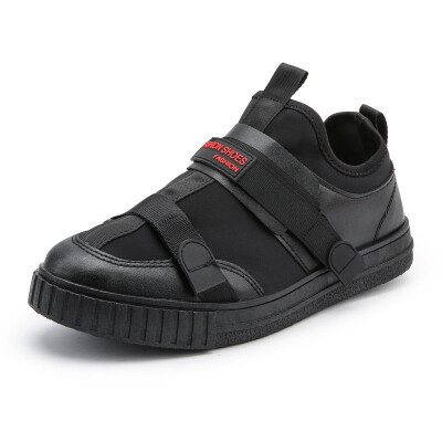 

New Harajuku style breathable Korean plate shoes mens trend wild one pedal leisure
