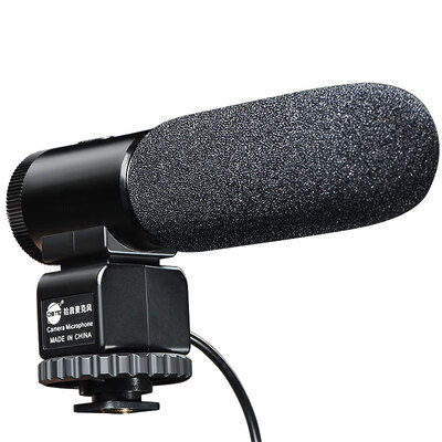 

DST Canon 5D4 70D Nikon D800 Super Cardioid Pickup Interview External Microphone 10dB Gain