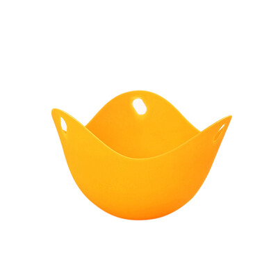 

Silicone Egg Poachers Cups Eggs Boiler Poaching Poach Cup Pods Mould Cookware Kitchen Tool Pancake Baking Cups Orange