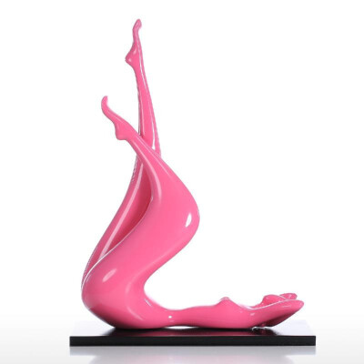 

Tomfeel Leisure Resin Sculpture Modern Art Figurine Human Statue Elegant Woman Statue Home Decor