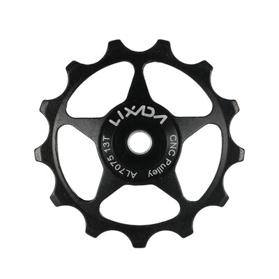 

​Lixada 1pc 11T13T Rear Derailleur Guide CNC Aluminum Alloy Pulley Jockey Wheel Disc Sealed Bearings Pulley Replacement