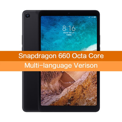 

Original Xiaomi Mi Pad 4 4GB 64GB 80" Display Tablets Snapdragon 660 Octa Core 1920x1200 13MP5MP Camera Tablet Android 6000mAh