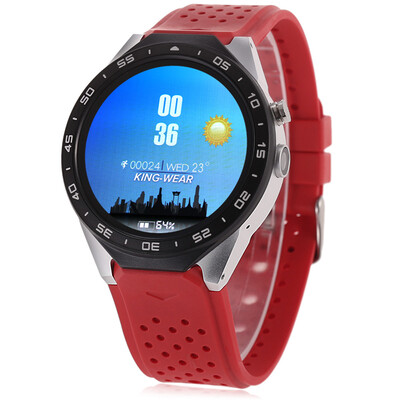 

KingWear KW88 Android 51 139 Screen 3G Smartwatch Phone MTK6580 Quad Core 512MB 4GB GPS Pedometer Smart Watch