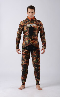 

Diving suit hunting camouflage fishing suit split camouflage shooting fish diving suit wet suit 5mm diving suit