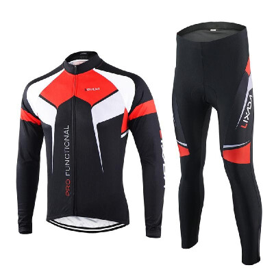 

Lixada S-3XL Spring Autumn Winter Breathable Quick-dry Clothing Set Sportswear Suit Bicycle Bike Outdoor Long Sleeve Jersey Pant