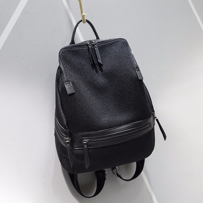 

2018 Hollow Out Nylon Backpack Woman Summer Backpacks for Women Silver Back Pack Fashion Large Capacity Travel Bagpack Female