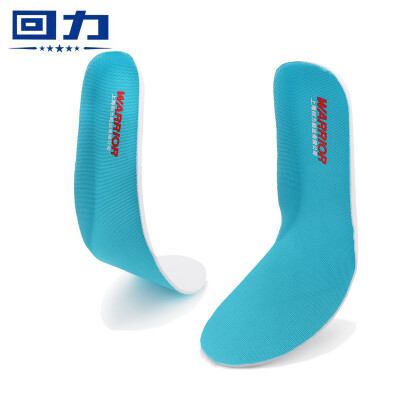 

Pull back Warrior sports shock absorption elastic light breathable sweat-absorbent basketball running casual insole W9640 light blue 43-45 can be cut