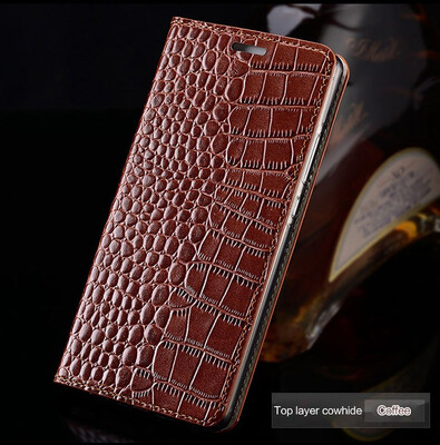 

Leather flip phone case for iphone 6 6s 7 8 Plus X Xs Max series luxury Crocodile plain cover flip for 6p 7p 8p Xr case