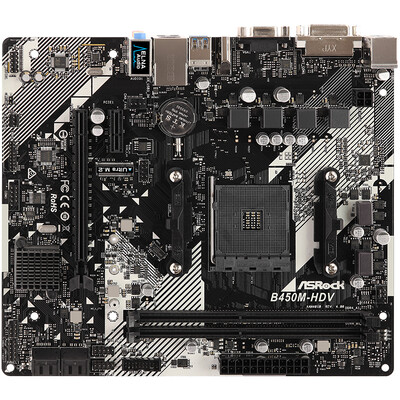 

ASRock B450M-HDV R40 motherboard AMD B450AM4 Socket