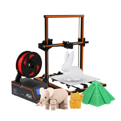 

Anet E12 3D Printer DIY Kit Partially Assembled Aluminum Alloy Frame Super Large Building Volume 300300400mm with 8GB TF Card