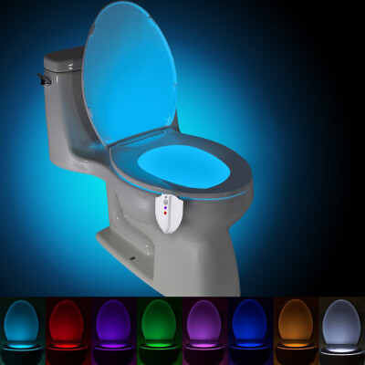 

YouOKLight AAA Battery Operated Motion Sensor LED Toilet Night Light 8 Colors Waterproof Sterilization Closestool Lamp