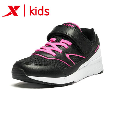 

Special step childrens shoes girls sports shoes childrens shoes soft bottom leather casual shoes in the big boy 2019 new 681114329178 black rose red 32