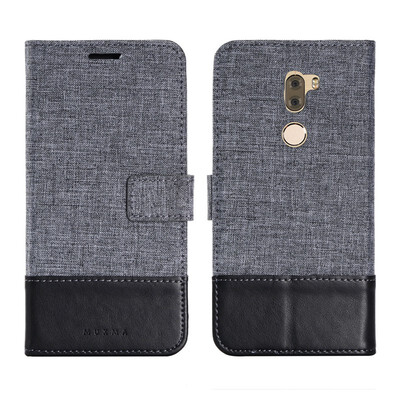 

Goowiiz Phone Case For Xiaomi Mi 5C5s5s Plus5XA1 Fashion Canvas Leather Wallet Full package flip Holder Stand