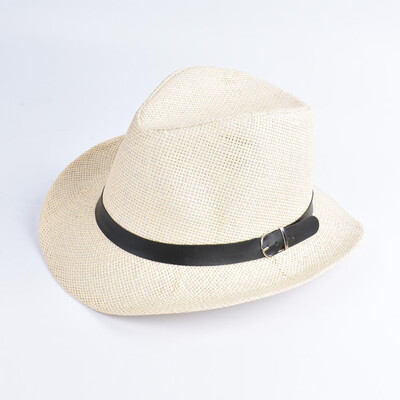 

New Summer Men Straw Hat Wide-Brim Foldable Beach Holiday Beach Casual Floppy Cap Sunhats