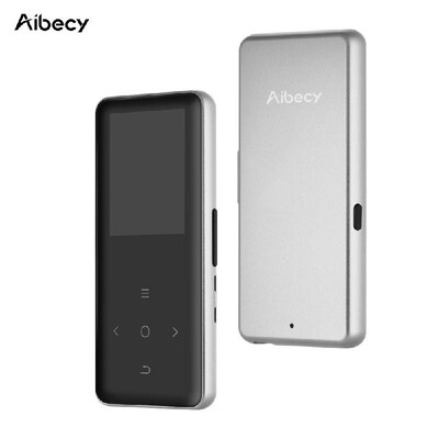 

Aibecy M49 BT MP4 Music Player with Lightweight Aluminum Case Built-in Speaker FM Radio Recording E-book Video Picture Browse Fun
