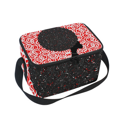 

ALAZA Lunch Box Insulated Lunch Bag Large Cooler Tote Bag Artistic Beautiful Women for Men Women Girls Boys