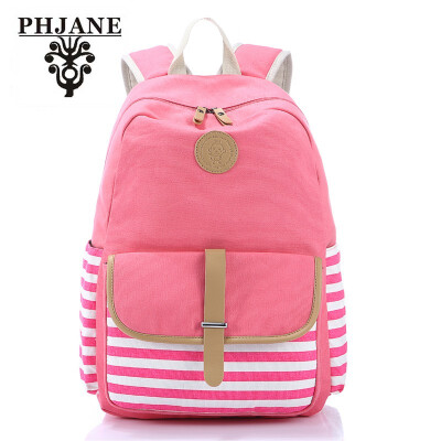 

PHJANE Lightweight Canvas Backpack Fashion School Bag Outdoor Travel Laptop Backpacks