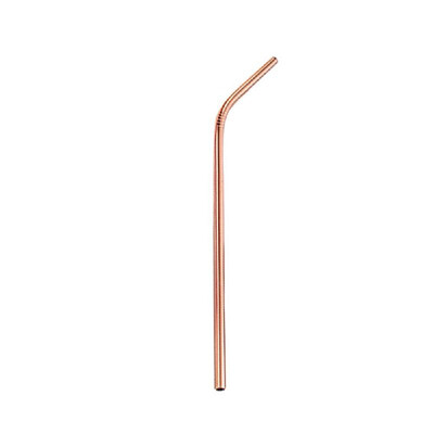 

Reusable Drinking Straw 304 Stainless Steel Metal Straw Straight Bent Colorful 1Pcs