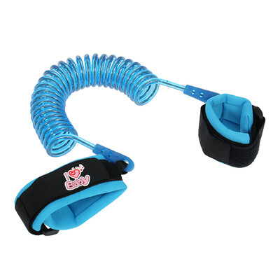 

Child Anti Lost Wrist Band Link WalkingSwimming Safety Strap Rope Leash Hand Belt Magic Tapes For Baby Toddler Child 25M Blue