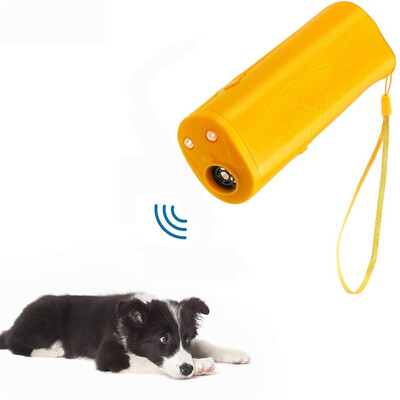 

3 in 1 Anti Barking Stop Bark Device Dog Training Repeller Control LED