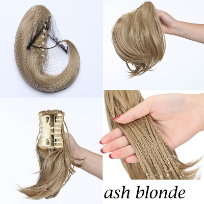 

11-12 Inch Adjustable Messy Style Ponytail Hair Extension with Jaw Claw Synthetic Hair-Piece