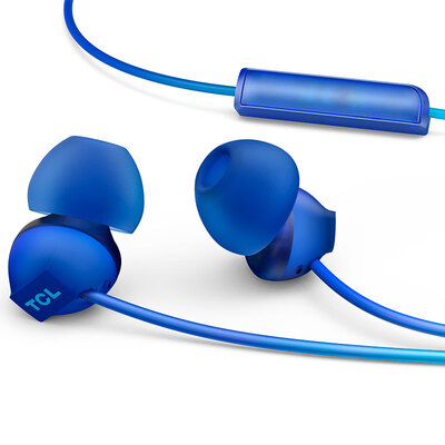 

TCL SOCL300 in-ear headphones wired line control dynamic drive clear balance sound quality deep blue vivo Huawei glory oppo apple millet red rice plus universal
