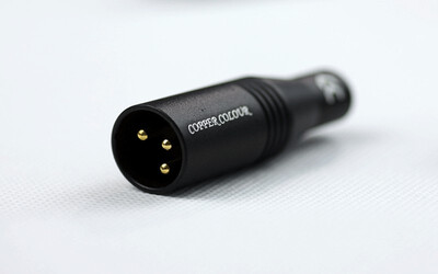 

Copper Colour HiFi XLR-V Balanced Signal XLR Plug Male Head Female Head Gold-plated Connector