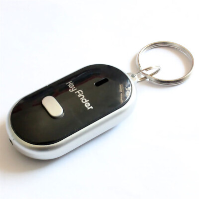 

Colorful LED Key Finder Locator Find Lost Keys Flashing Alarming Key Chain Whistle Beep Sound Control