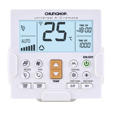 

with back light Bracket remote holder Universal controller Air Conditioner air conditioning remote control CHUNGHOP k-650e