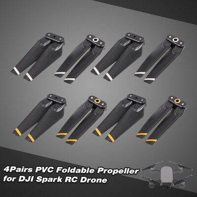 

4Pairs FPV Drone PVC Foldable Propeller for DJI Spark RC Drone