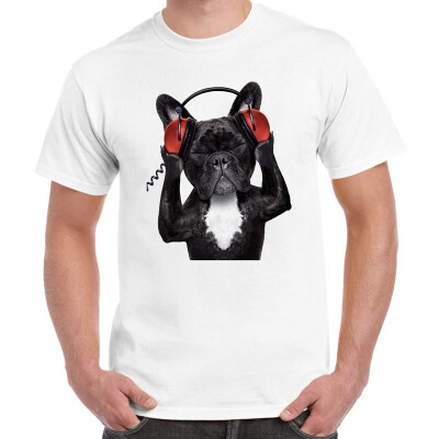 

French Bulldog DJ Funny Mens T-Shirt