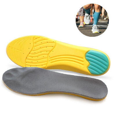 

Men Women Sports Shock Absorbing Shoes Pad Orthotic Shoes Insoles Arch Supporter Breathable Sweat Absorbent Insole Cushion