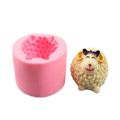

1Pcs Funny Animal Cake Chocolate Silicone Mold DIY Handmade Soap Home Decor Sugarcraft Fondant Baking Tool