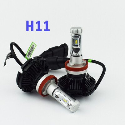 

2PCS Car Headlight Bulb 12V 50W Car H11 LED Headlamp Bulb Spotlight H1 H4 H7 9006 6000k car auxiliary head lamp Auto Fog Light