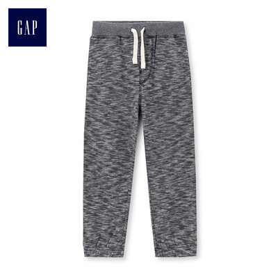 

GAP flagship store male&female comfortable elastic waist beam mouth sweatpants 398627 sea blue 2YRS
