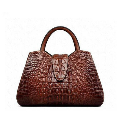 

SUWERER new Genuine Leather women bags Fashion Crocodile pattern luxury handbags women bags designer women leather handbags