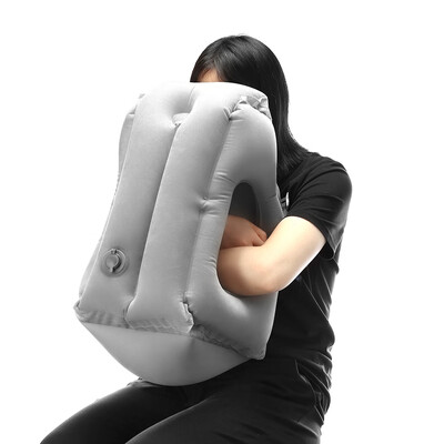 

Frontal Travel Pillow Inflatable Air Bolster Comfortable Sleep on Plane