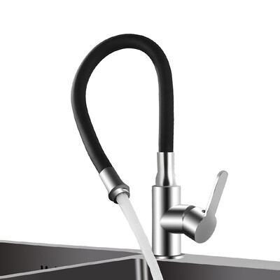 

Balle bathroom 1801-03 black kitchen faucet curved retro faucet hot&cold sink basin faucet