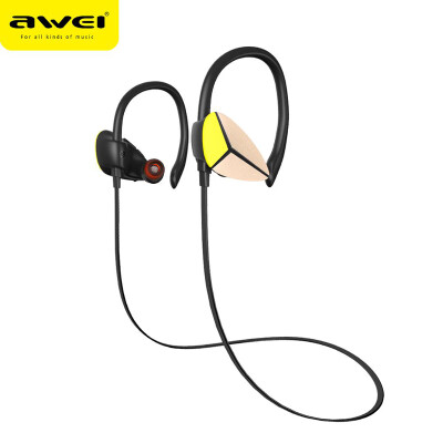 

2018AWEI A888BL wireless Bluetooth Earphone IPX4 sports waterproof CVC noise reduction built-in microphone mobile phone headset